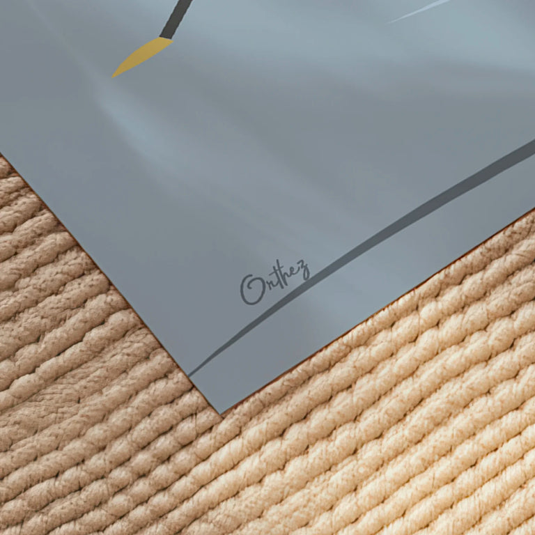Poster Orthez signé