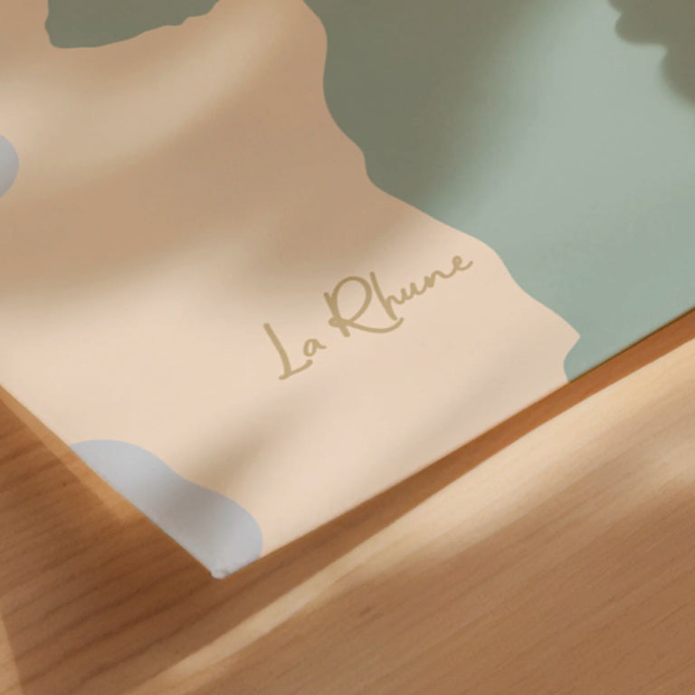 Zoom sur la signature de l'affiche La Rhune