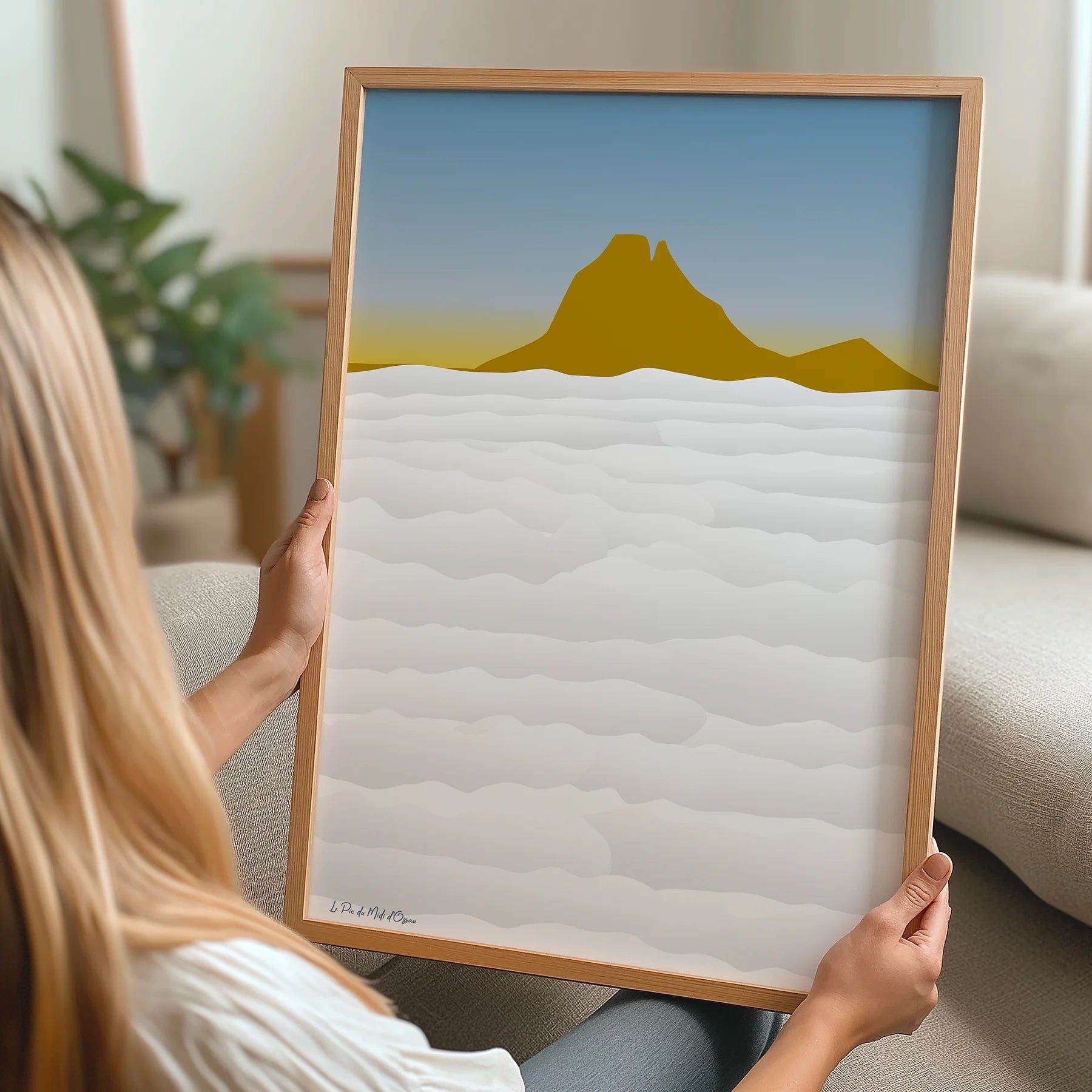 Affiche Pic du Midi d'Ossau encadrée