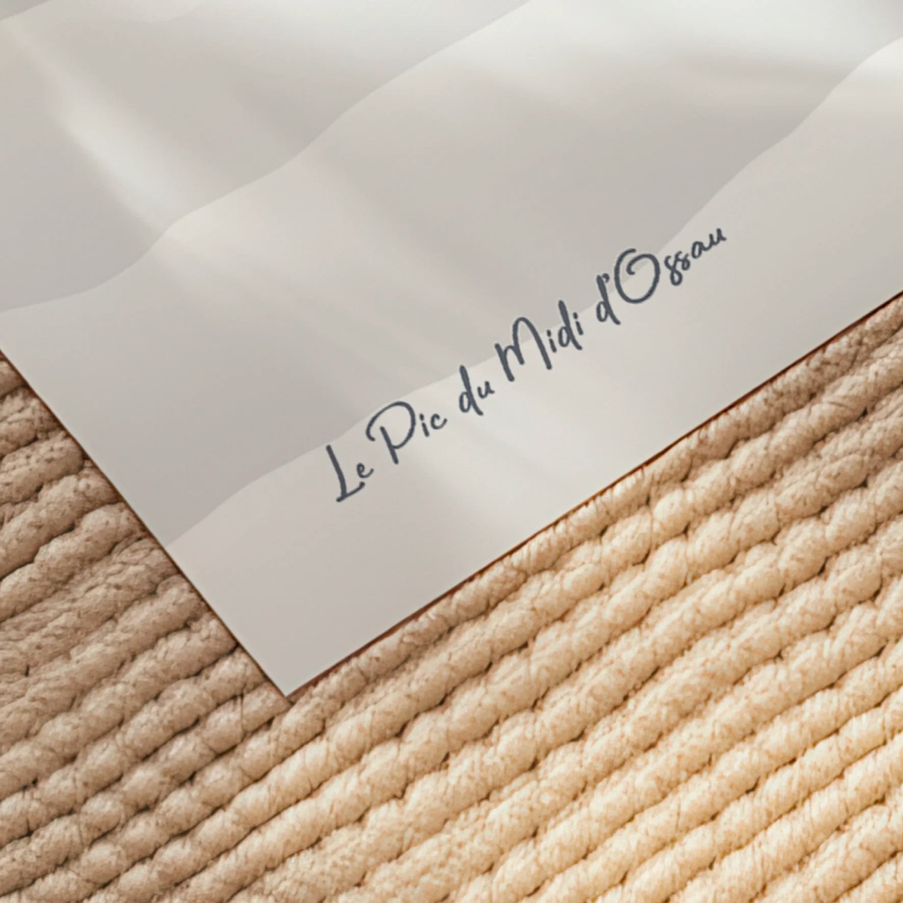 Signature de l'affiche Pic du Midi d'Ossau