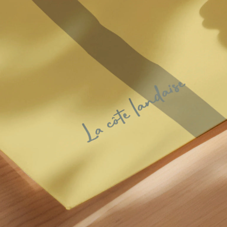 Zoom sur l'affiche cote landaise