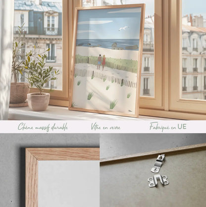 Affiche Capbreton - Plage Santocha