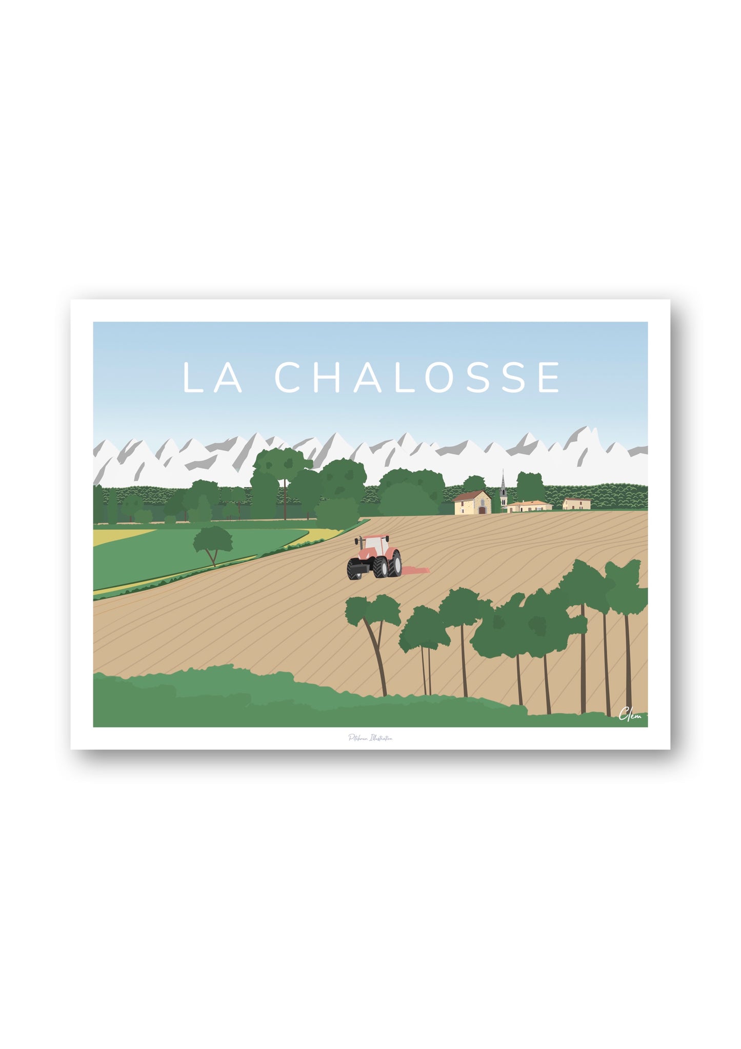 Affiche de la Chalosse dans les Landes