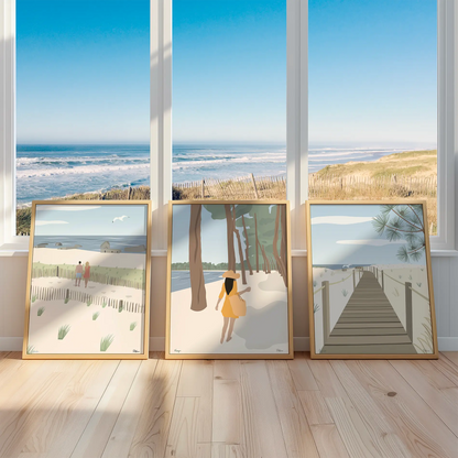 Affiche Capbreton Santocha, Hossegor et Seignosse