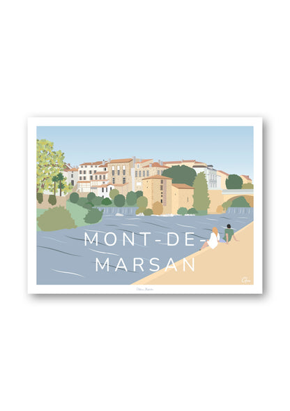 Affiche de Mont-de-Marsan dans les Landes