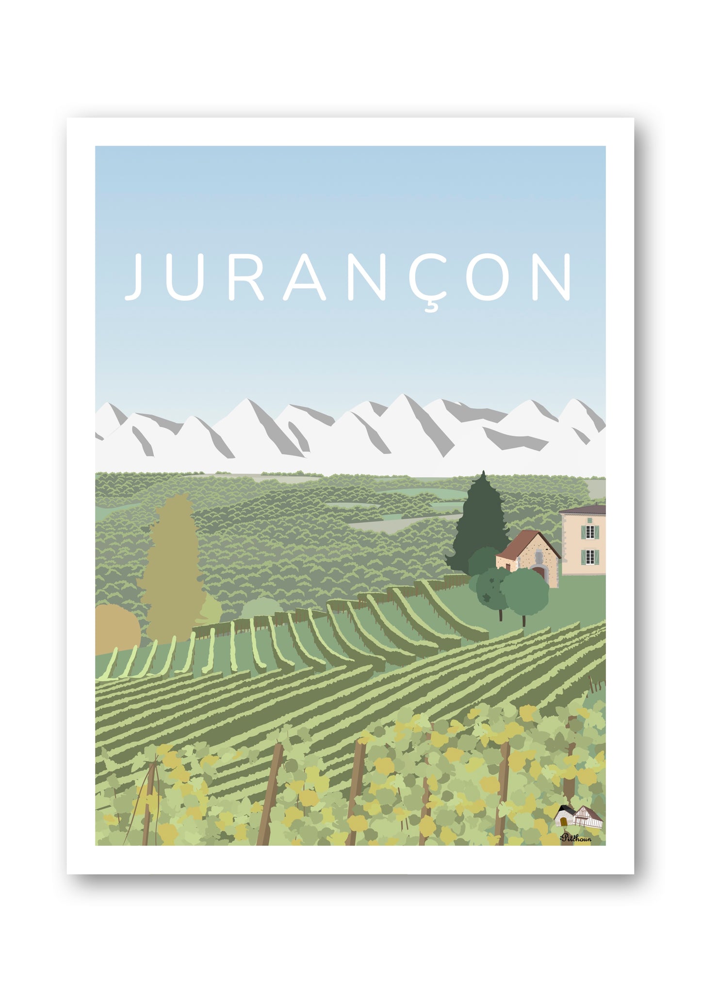 Affiche Béarn - Jurançon