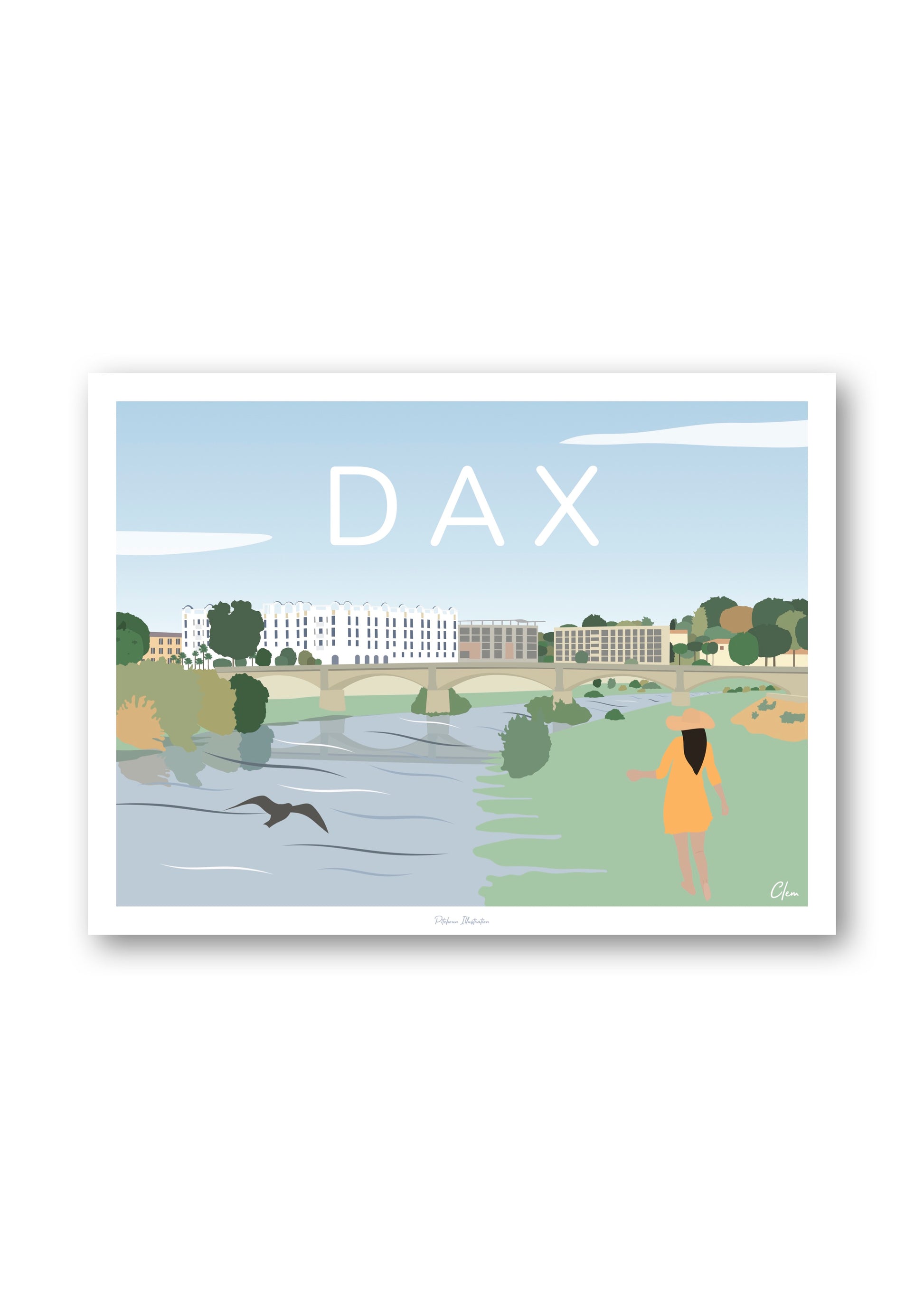 Affiche de Dax dans les Landes