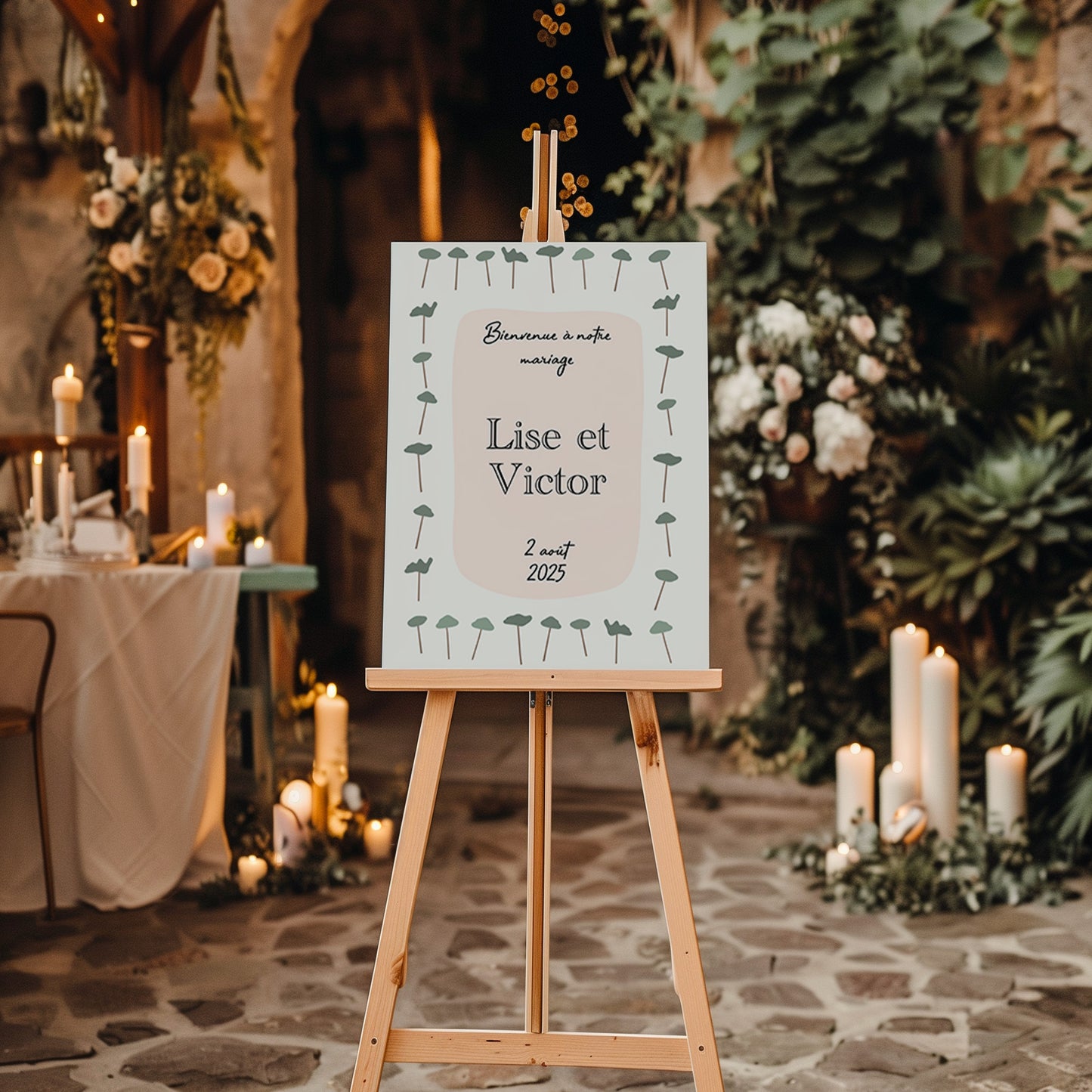 Sylvéa wedding sign