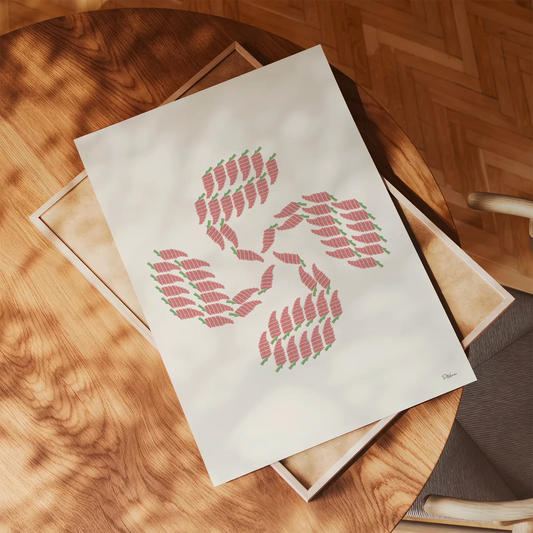 Affiche croix basque